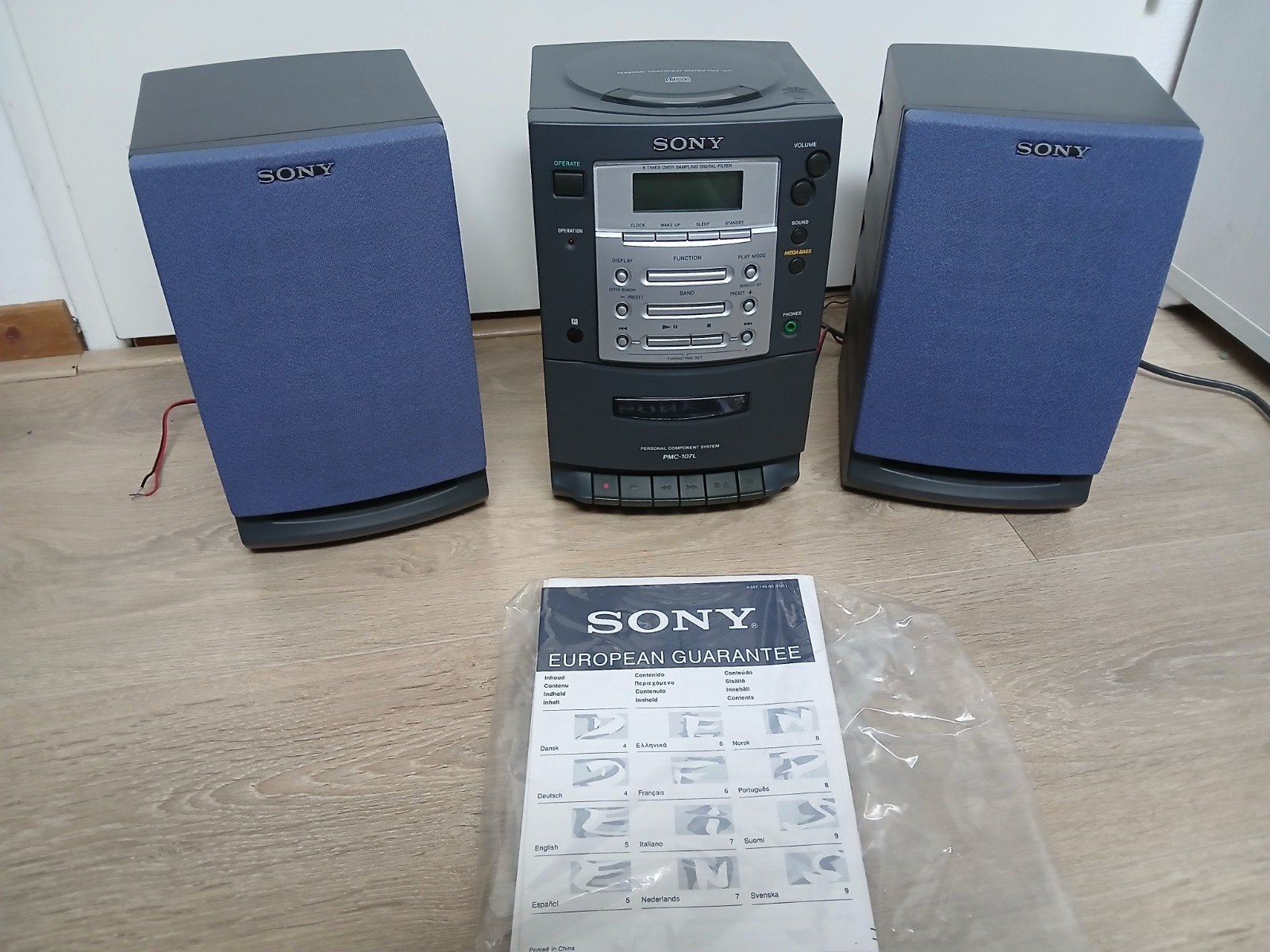 Sony Stereo toren nieuw in doos CD en Cassette PMC-107L, Ophalen of Verzenden, Nieuw, Sony