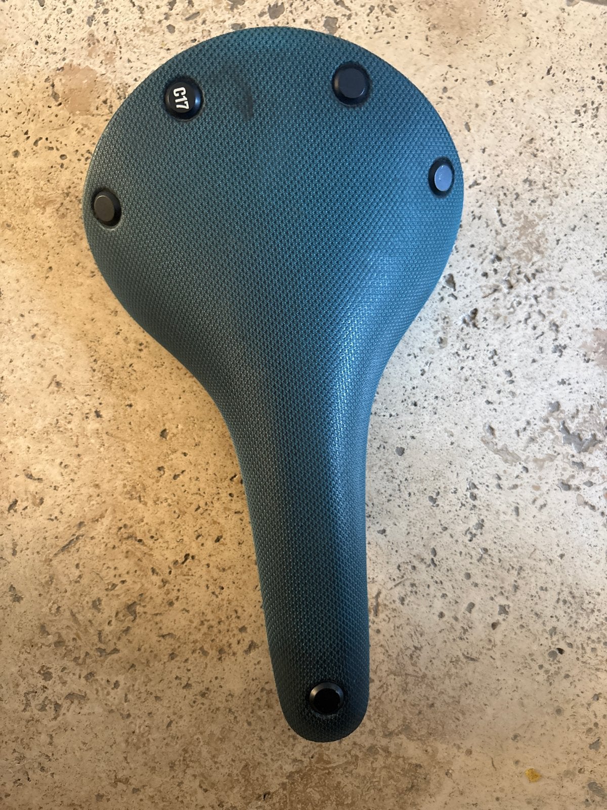 Brooks Cambium C17 Zadel - Groen, Fietsen en Brommers, Fietsonderdelen, BMX, Ophalen of Verzenden, Zo goed als nieuw, Zadel