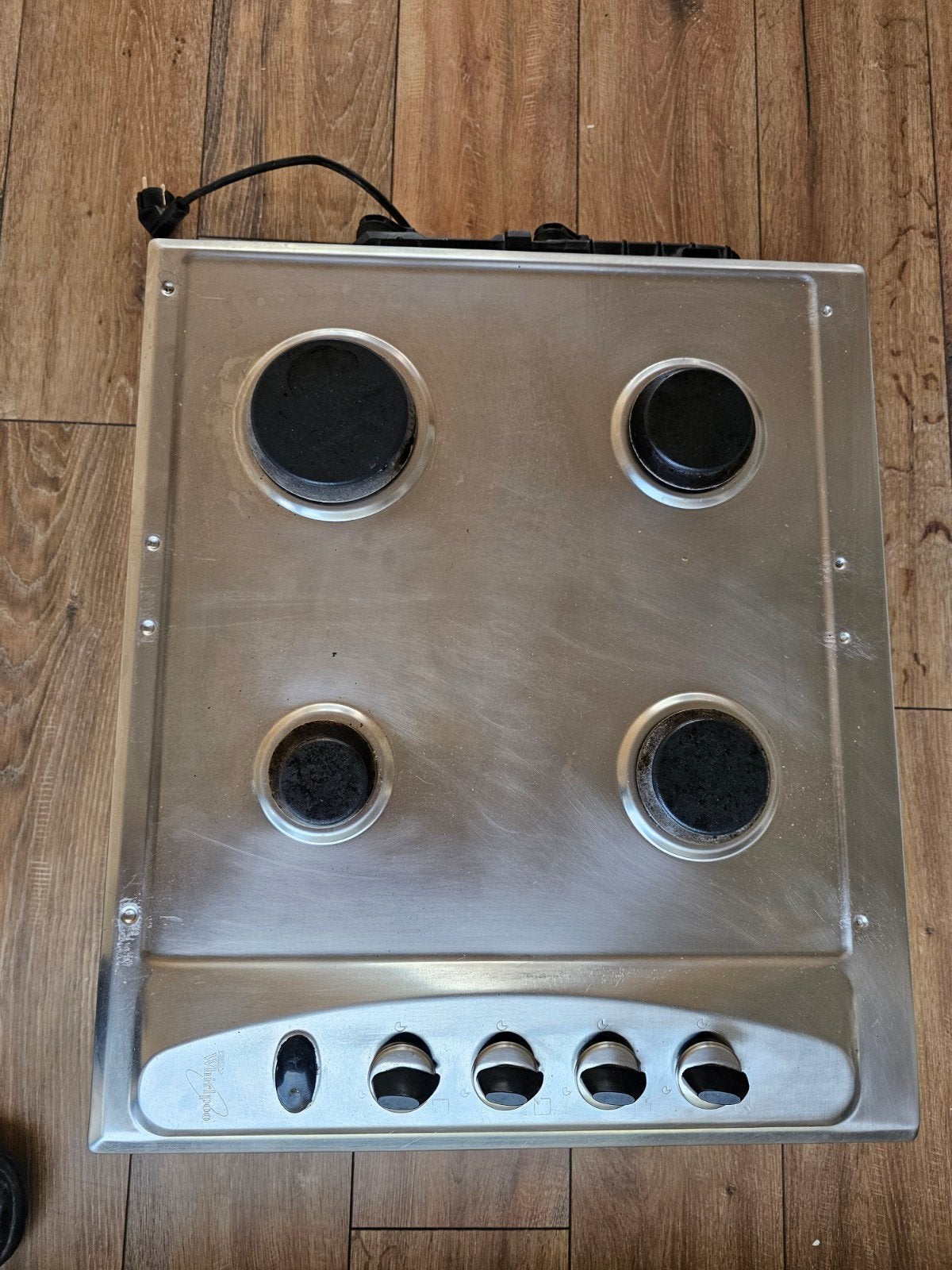 Whirlpool Gasfornuis, Gebruikt, Inbouw, Gas, 4 kookzones
