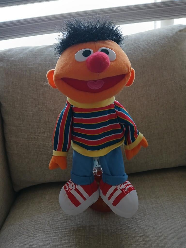 Sesamstraat Ernie Handpop Merk:Sesamstraat., Ophalen of Verzenden, Zo goed als nieuw