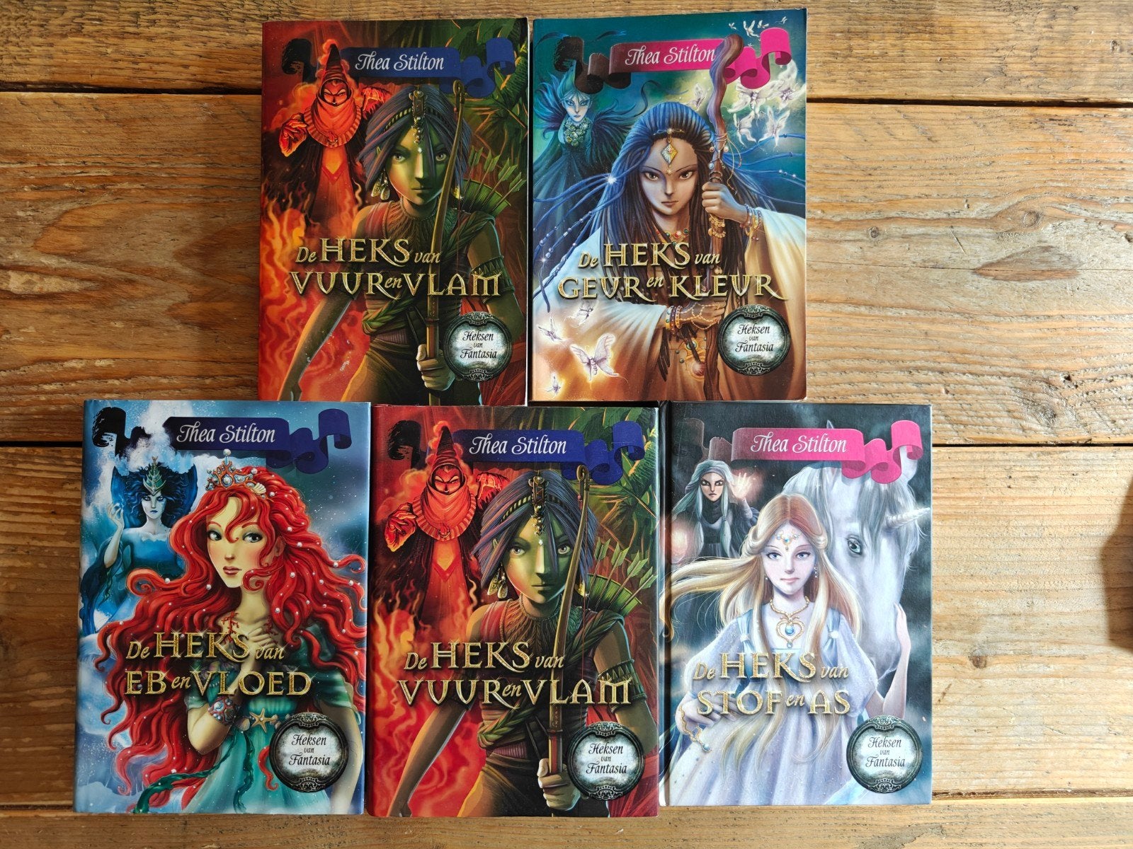5 Boeken van de serie: De heksen van Fantasia., Ophalen of Verzenden, Zo goed als nieuw