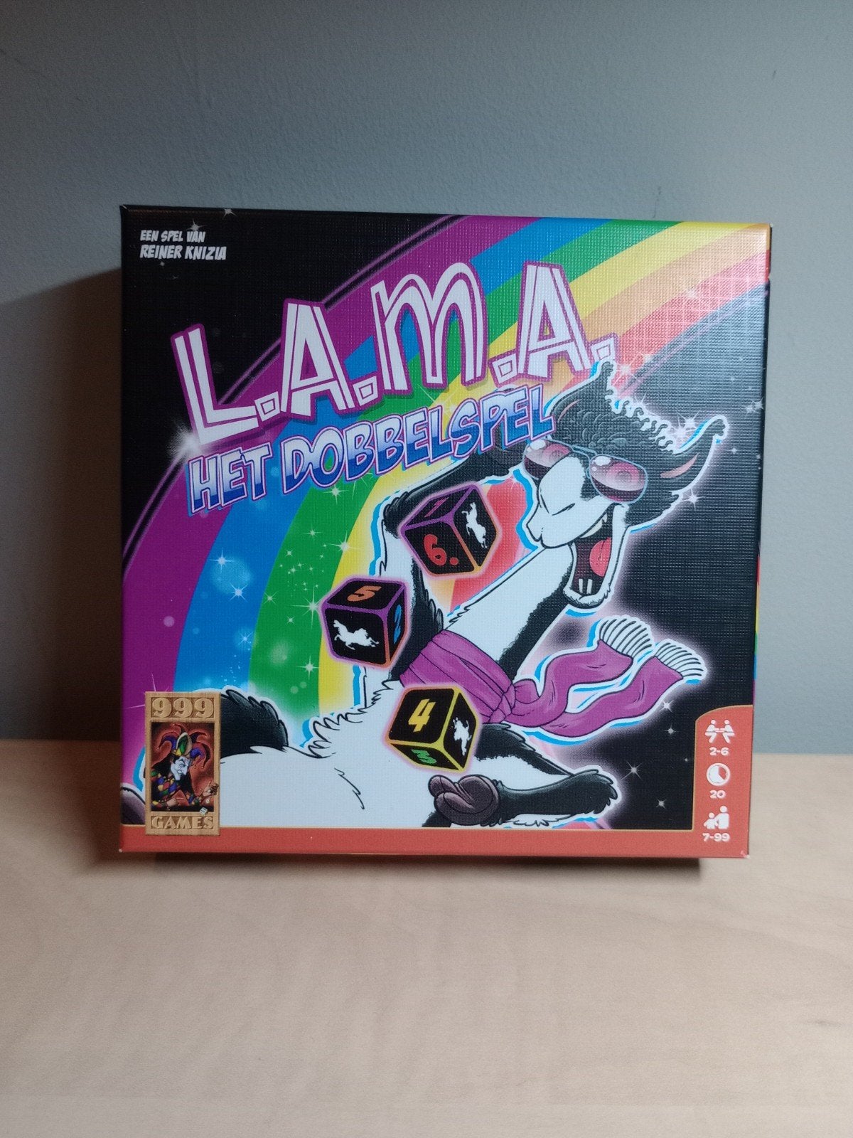 L.A.M.A. Het Dobbelspel - Nieuw en Compleet, Drie of vier spelers, Ophalen of Verzenden, Nieuw, 999 Games