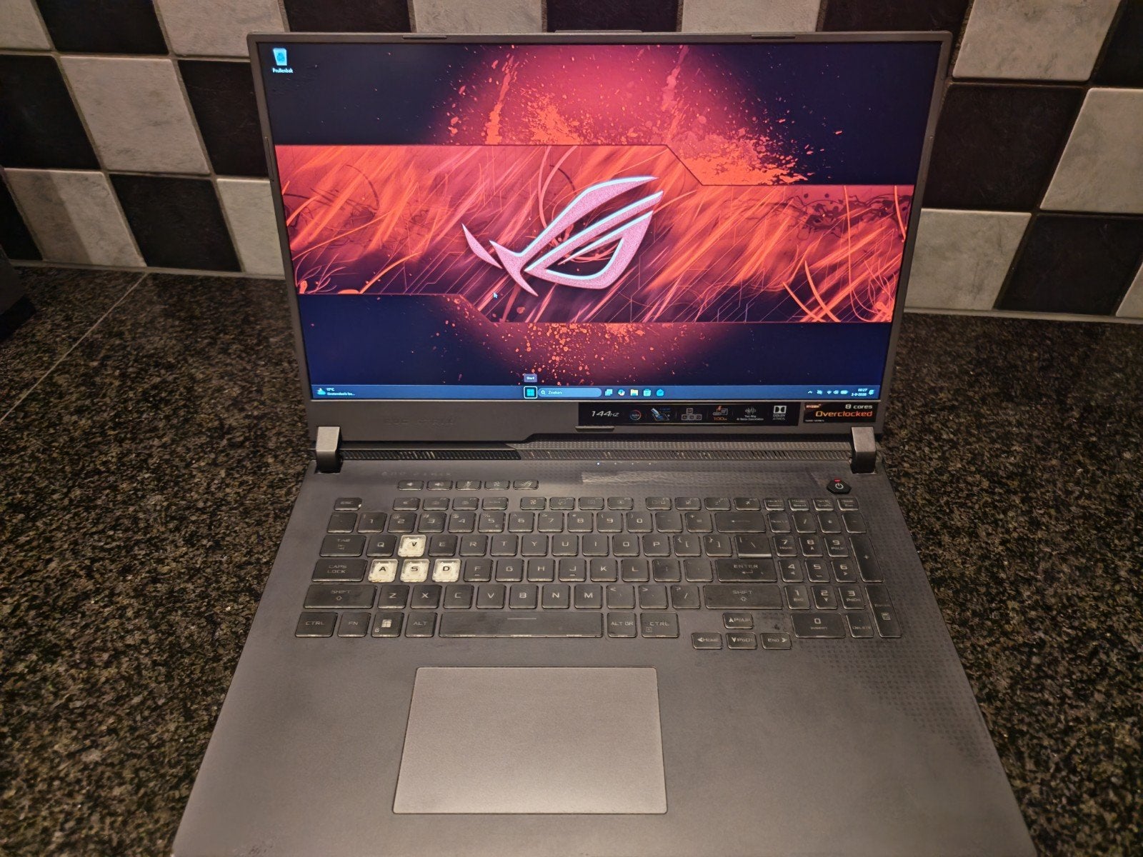 Asus ROG Strix G17 G713QM, Met videokaart, Asus, Qwerty, Ophalen of Verzenden