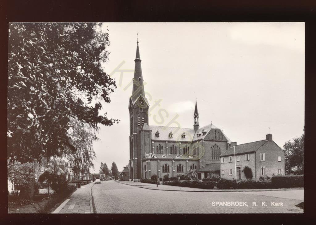 Spanbroek - R.K. Kerk [003-6372, Verzamelen, Verzenden, 1960 tot 1980, Ongelopen, Noord-Holland