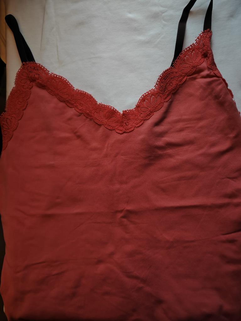 Comfortabel zalmkleurig micro hemd maat L, Kleding | Dames, Ondergoed en Lingerie, Ophalen of Verzenden, Overige kleuren, Hemd