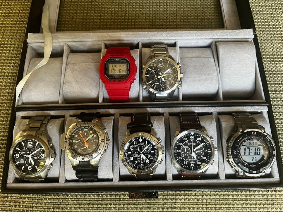 Citizen’s Eco Drive Casio Pro Trek Gshock, Ophalen, Zo goed als nieuw, Citizen