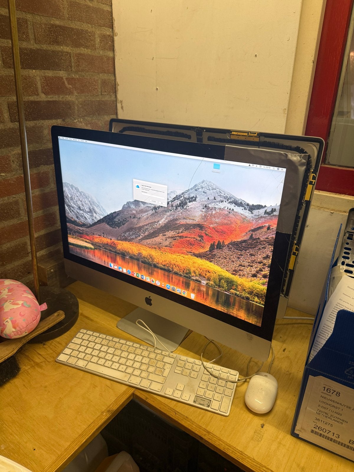 iMac (27-inch, Late 2012) - gebroken scherm. Onderdelen?, Ophalen, 2 tot 3 Ghz, IMac, Niet werkend