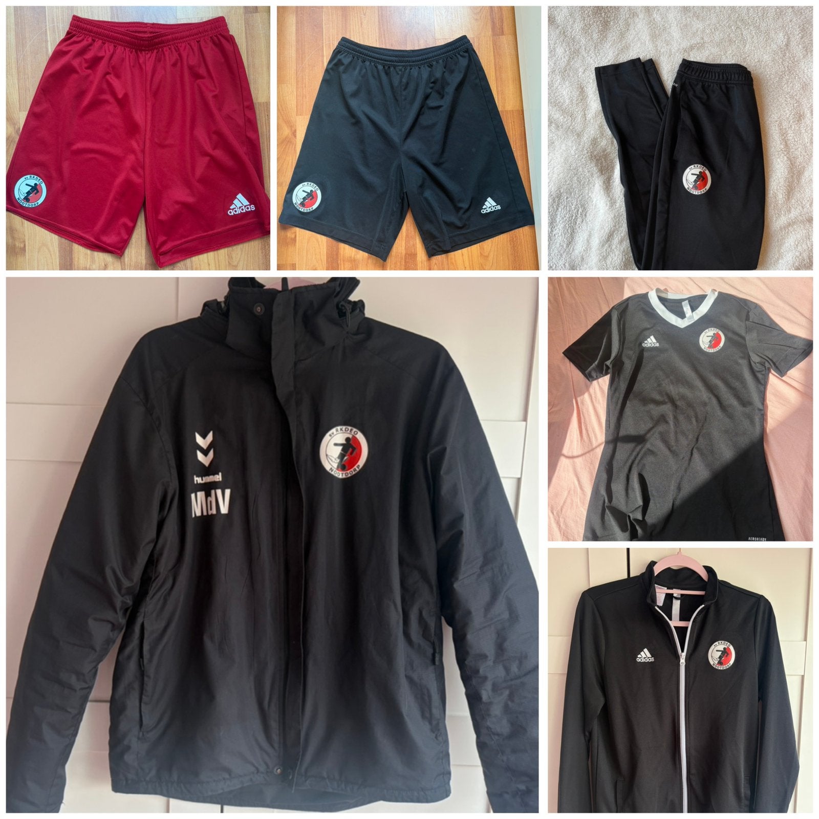 Rkdeo nootdorp training en wedstrijd sportkleding (164 en S), Zwart, Overige typen, Ophalen of Verzenden, Zo goed als nieuw