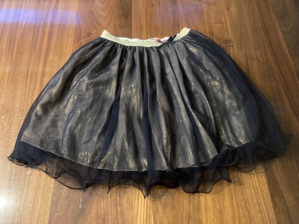 Nono rok thule stretch zwart goud maat 158-164 als nieuw!, Meisje, Ophalen of Verzenden, Jurk of Rok, Nono