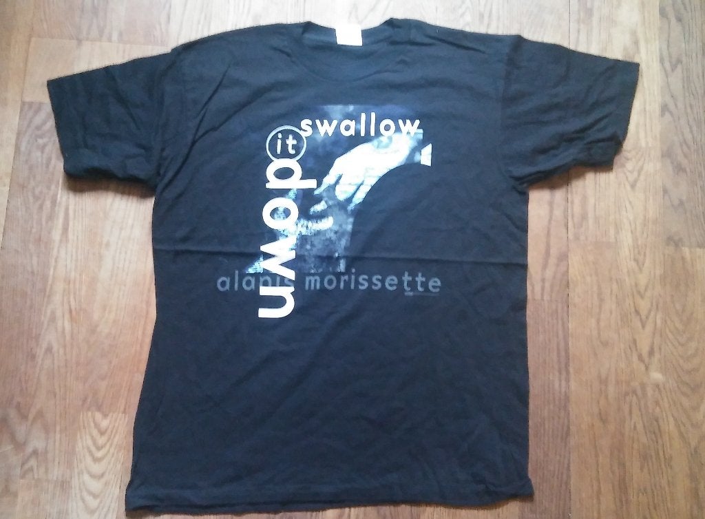 Alanis Morissette can't not tour vintage t-shirt shirt rare, Verzenden, Zo goed als nieuw, Kleding