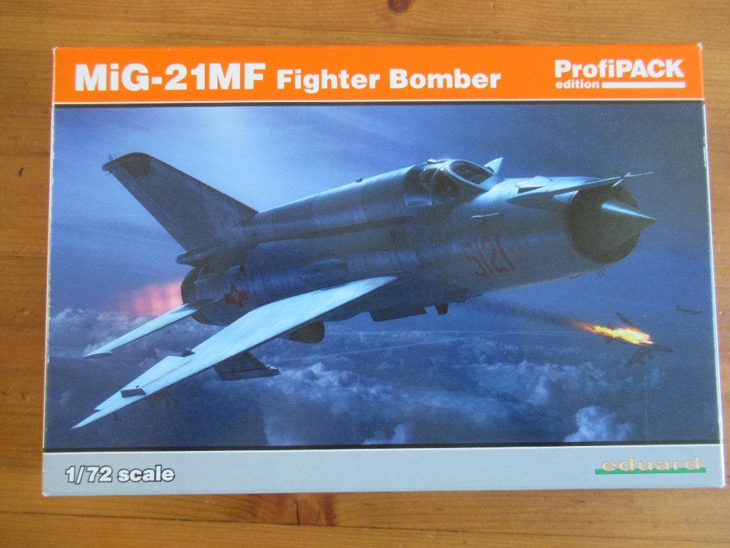 MiG-21 MF Fighter Bomber (Eduard 1/72) profipack, Overige merken, 1:72 tot 1:144, Nieuw, Ophalen of Verzenden