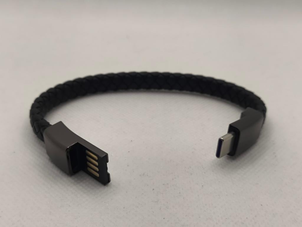 Usb a naar usb c kabel armband - nieuw, Ophalen of Verzenden, Nieuw