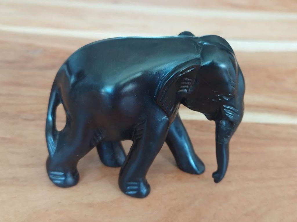 vintage  handgesneden olifant, Ophalen of Verzenden, Nieuw, Dier