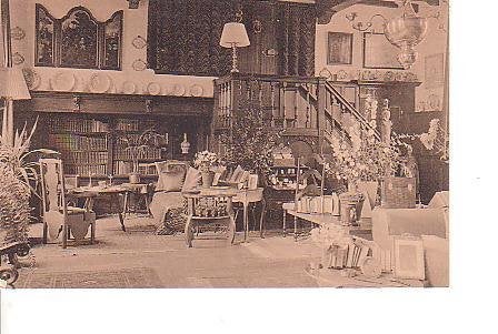 Ansichtkaart 	Interieur			(onbekend waar), Verzenden, Voor 1920, Ongelopen, Gebouw