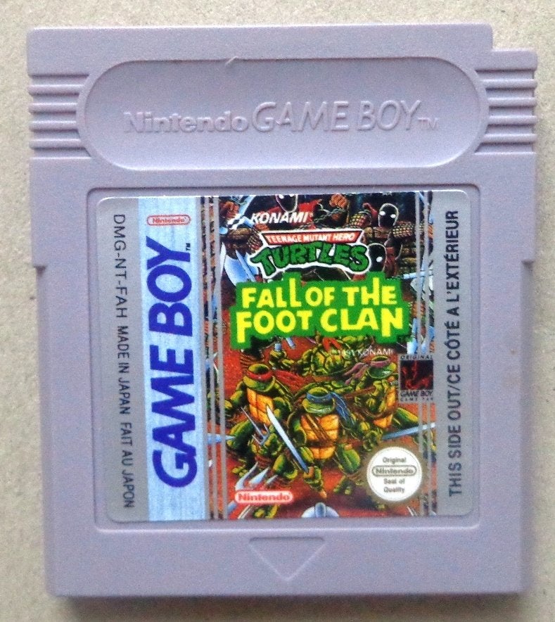 Teenage Mutant Ninja Turtles Fall of the Foot Clan Gameboy, Spelcomputers en Games, Avontuur en Actie, Gebruikt, 1 speler, Ophalen of Verzenden