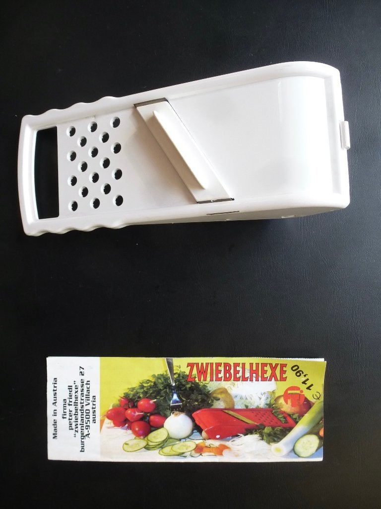 uiensnijder, Zwiebelhexe, Overige typen, Kunststof, Ophalen of Verzenden, Zo goed als nieuw