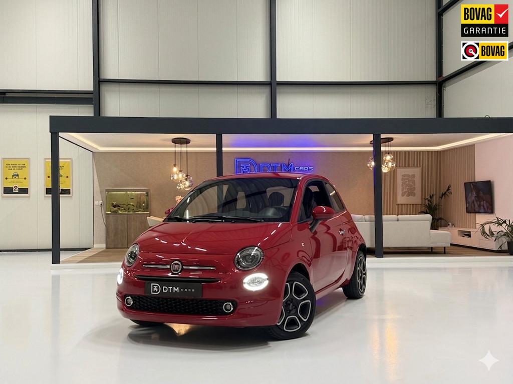 Fiat 500 1.0 Hybrid Club Cruise Led Navi Carplay Airco Sport, Voorwielaandrijving, Stof, 4 stoelen, Origineel Nederlands