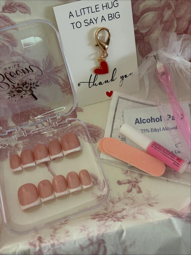 Hand made press on nails, Verzenden, Nieuw, Overige kleuren, Handen en Nagels