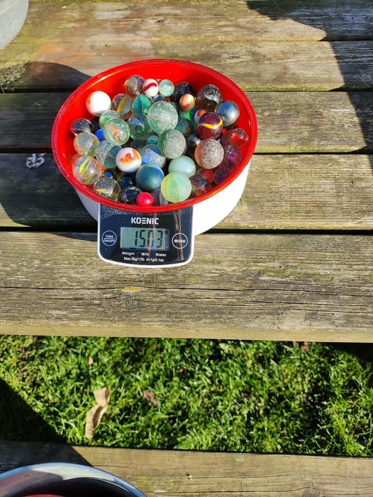 Grote verzameling knikkers, 1503 gram moet weg!!, Ophalen of Verzenden, Zo goed als nieuw