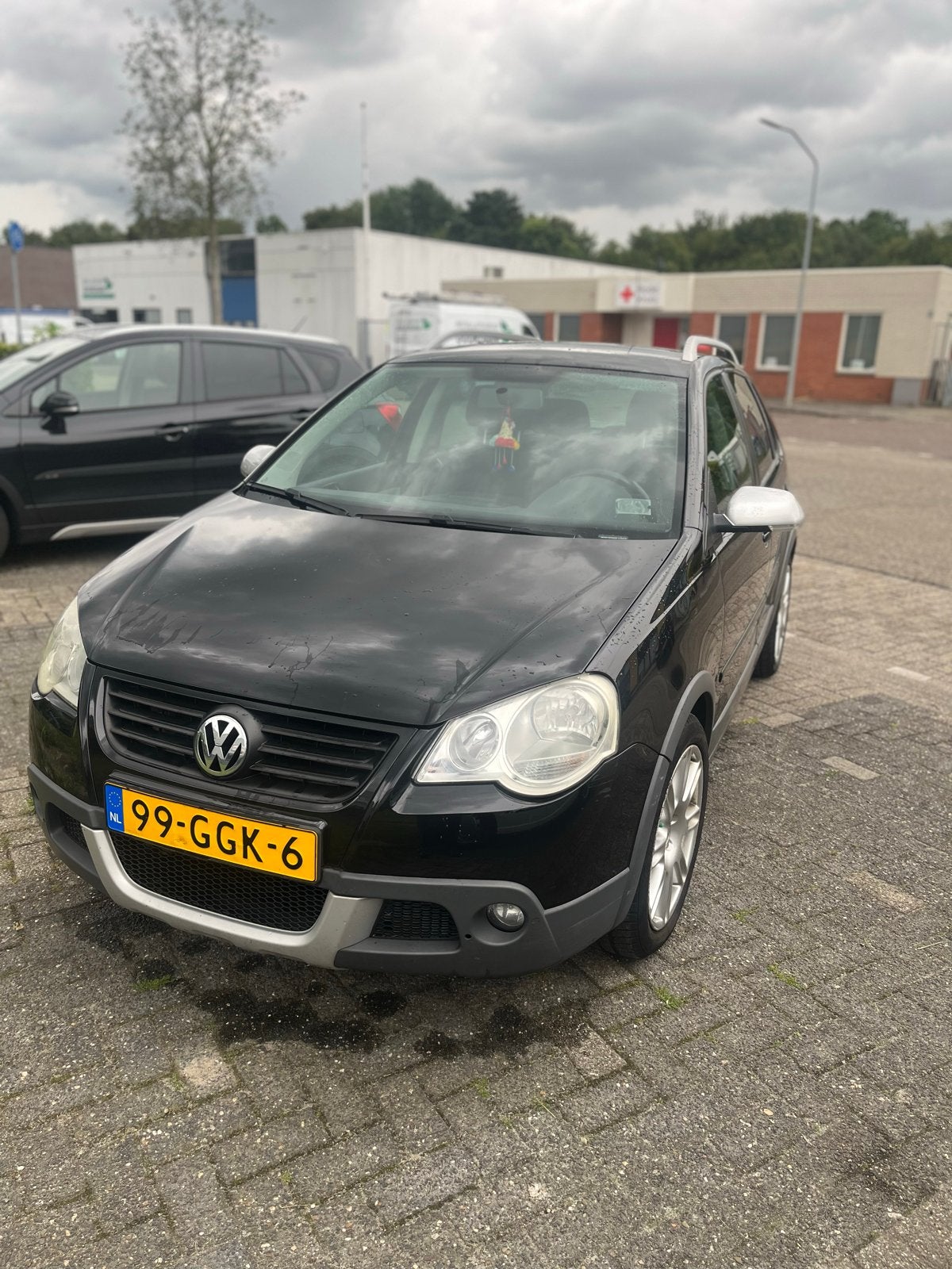 Volkswagen Polo Cross 1.4 16V 59KW Cross 2008 Zwart, Auto's, Voorwielaandrijving, 15 km/l, 40 €/maand, Zwart