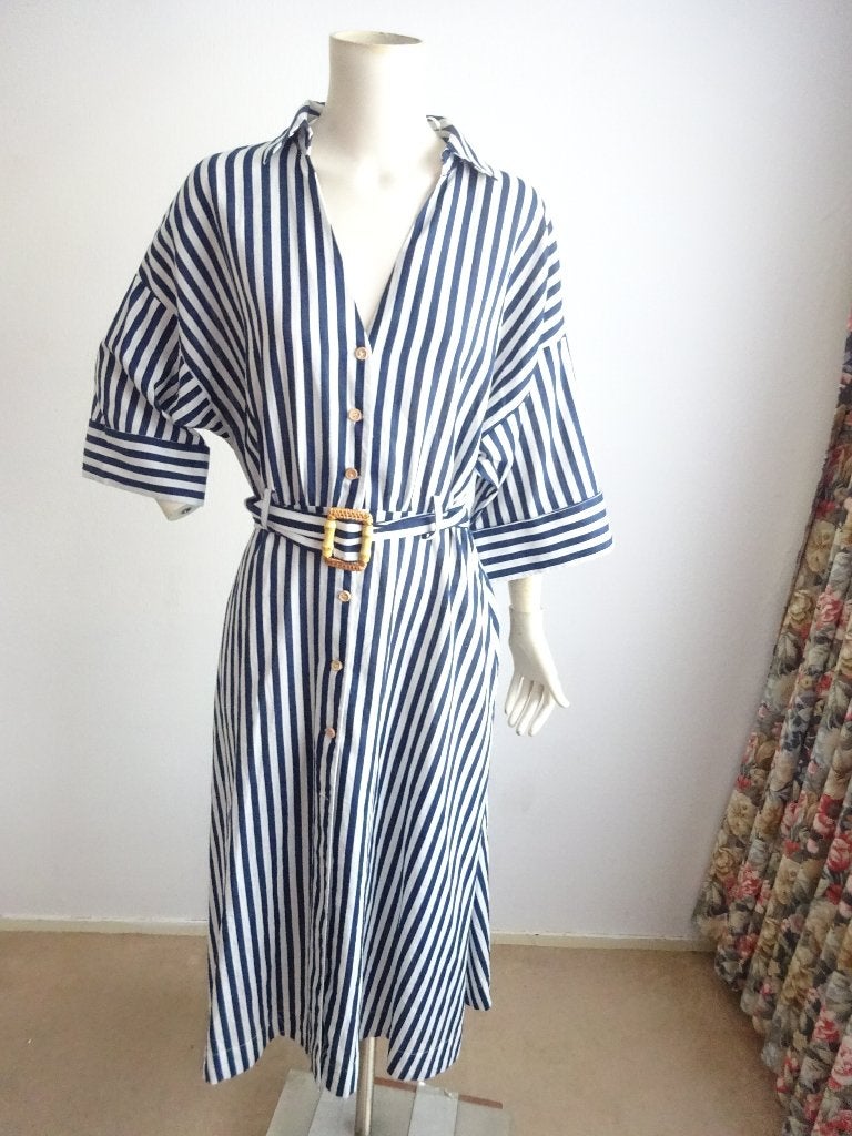 Zara midi jurk mt XL, Kleding | Dames, Zara, Maat 46/48 (XL) of groter, Zo goed als nieuw, Onder de knie