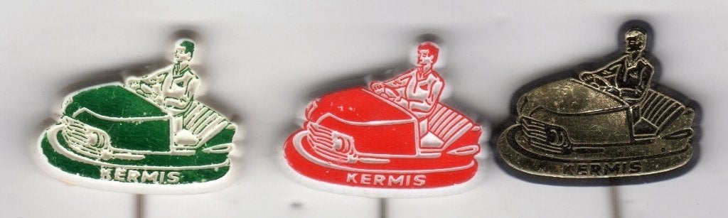 3 speldjes KERMIS BOTSAUTO (A8), Ophalen of Verzenden, Gebruikt, Overige onderwerpen