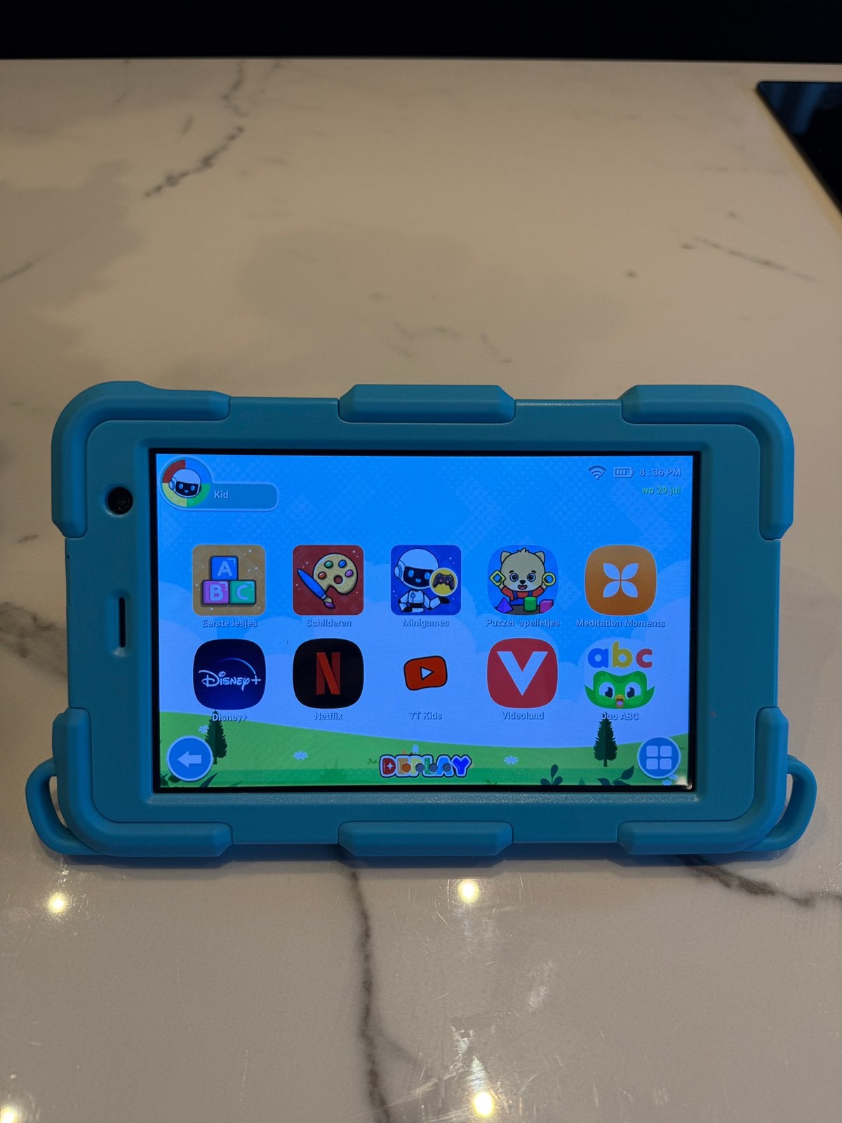 DEPLAY Kids Tablet SMART 4 Blauw, Ophalen, 8 inch, Zo goed als nieuw, 16 GB