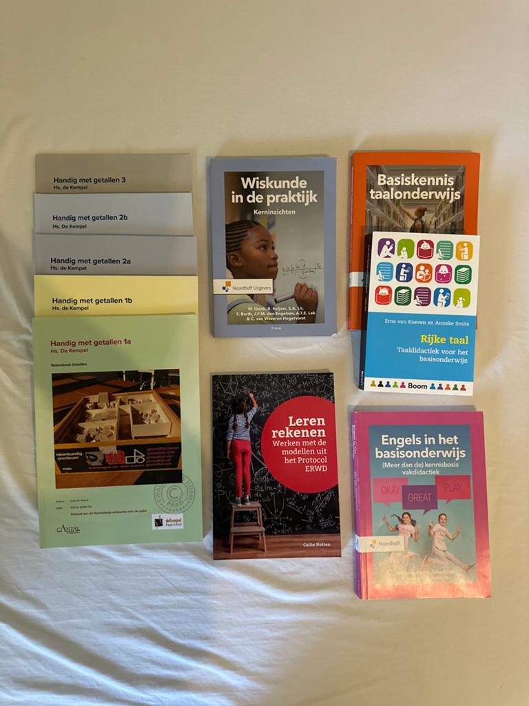 Studieboeken PABO: Rekenen, Taal en Engels, Boeken, Ophalen of Verzenden, Gamma, Zo goed als nieuw, HBO