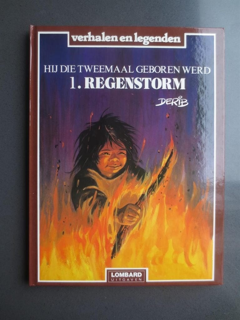 Hij die tweemaal geboren werd HC DERIB, Eén stripboek, Ophalen of Verzenden, Zo goed als nieuw