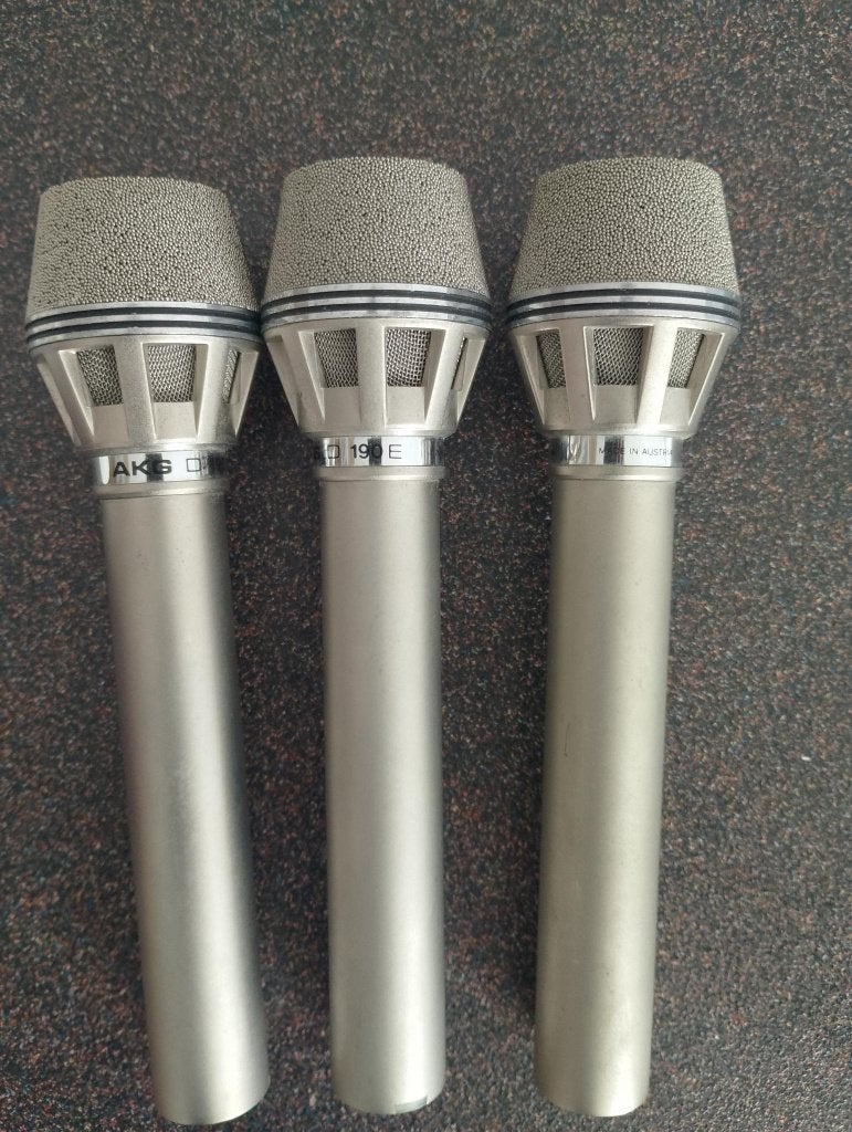 AKG D190 vintage microfoon, Ophalen of Verzenden, Gebruikt, Overige typen