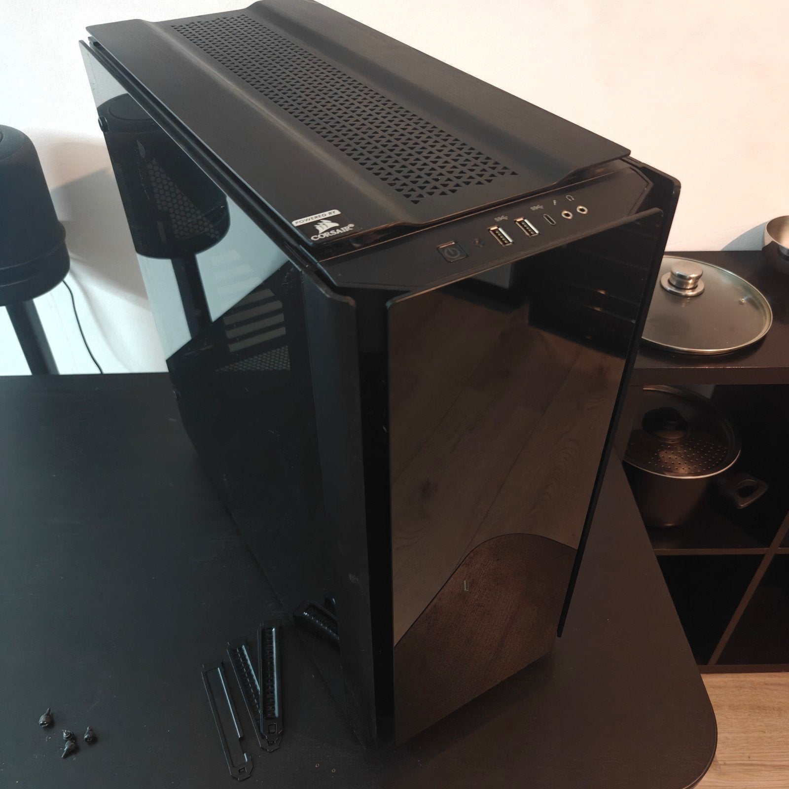 Corsair Obsidian 500D Special Edition + LL Fan set + control, Ophalen, Gebruikt, Luchtkoeling