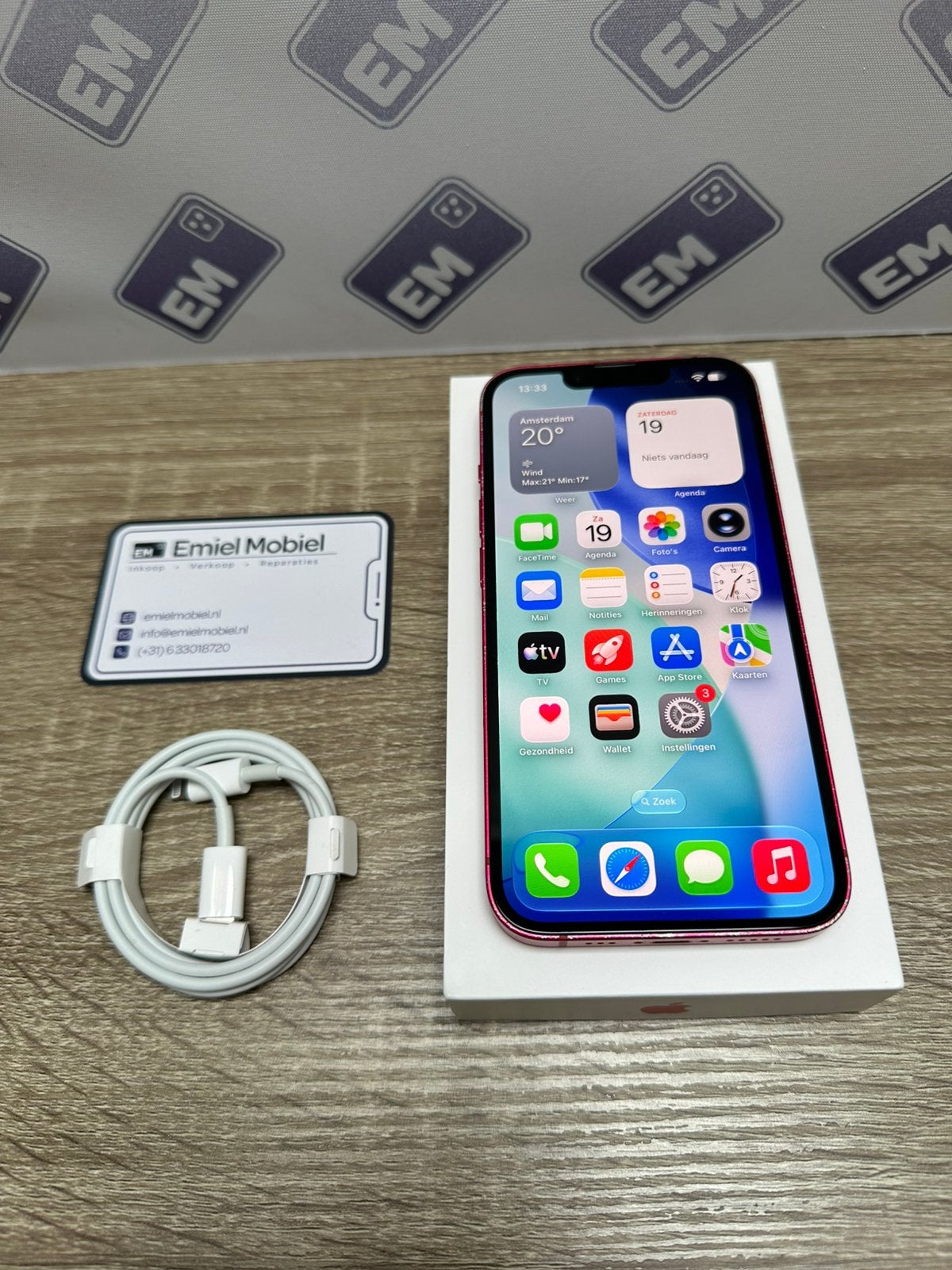 iPhone 14 - 128GB / batterij 100% / garantie, Ophalen of Verzenden, Zonder simlock, 128 GB, Gebruikt
