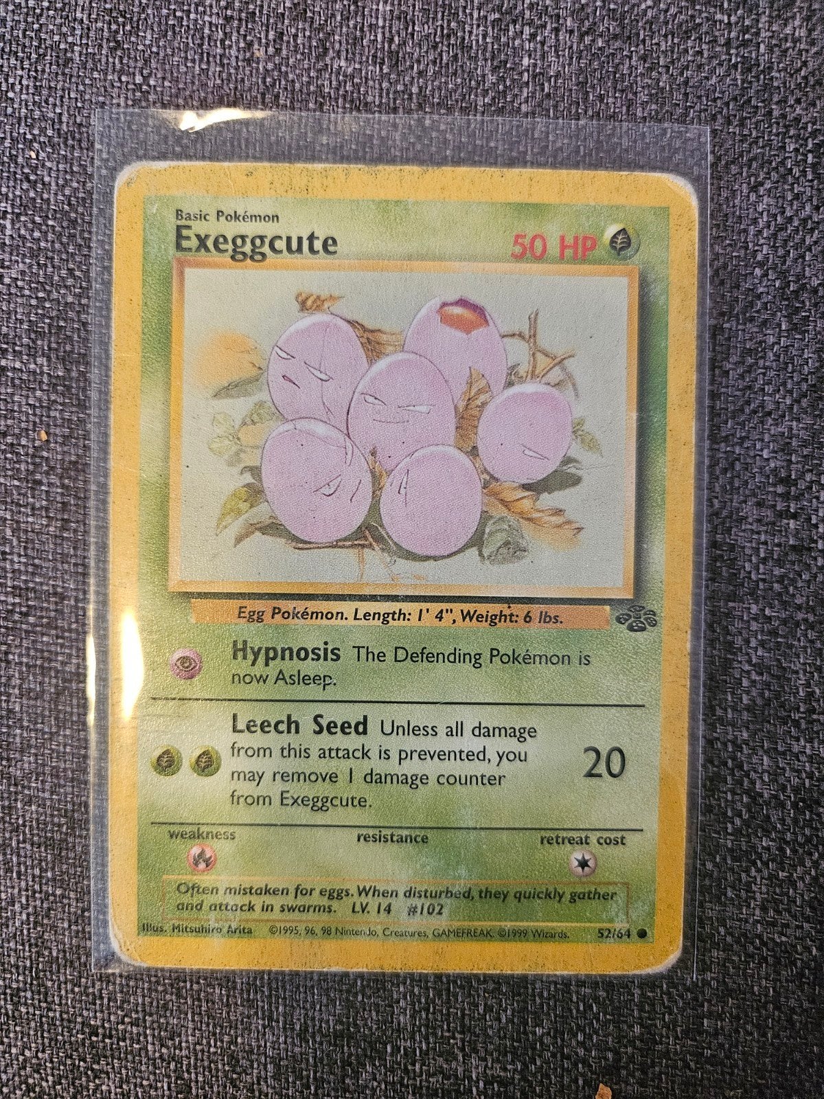 exeggcute 52/64, Hobby en Vrije tijd, Verzamelkaartspellen | Pokémon, Ophalen of Verzenden, Gebruikt