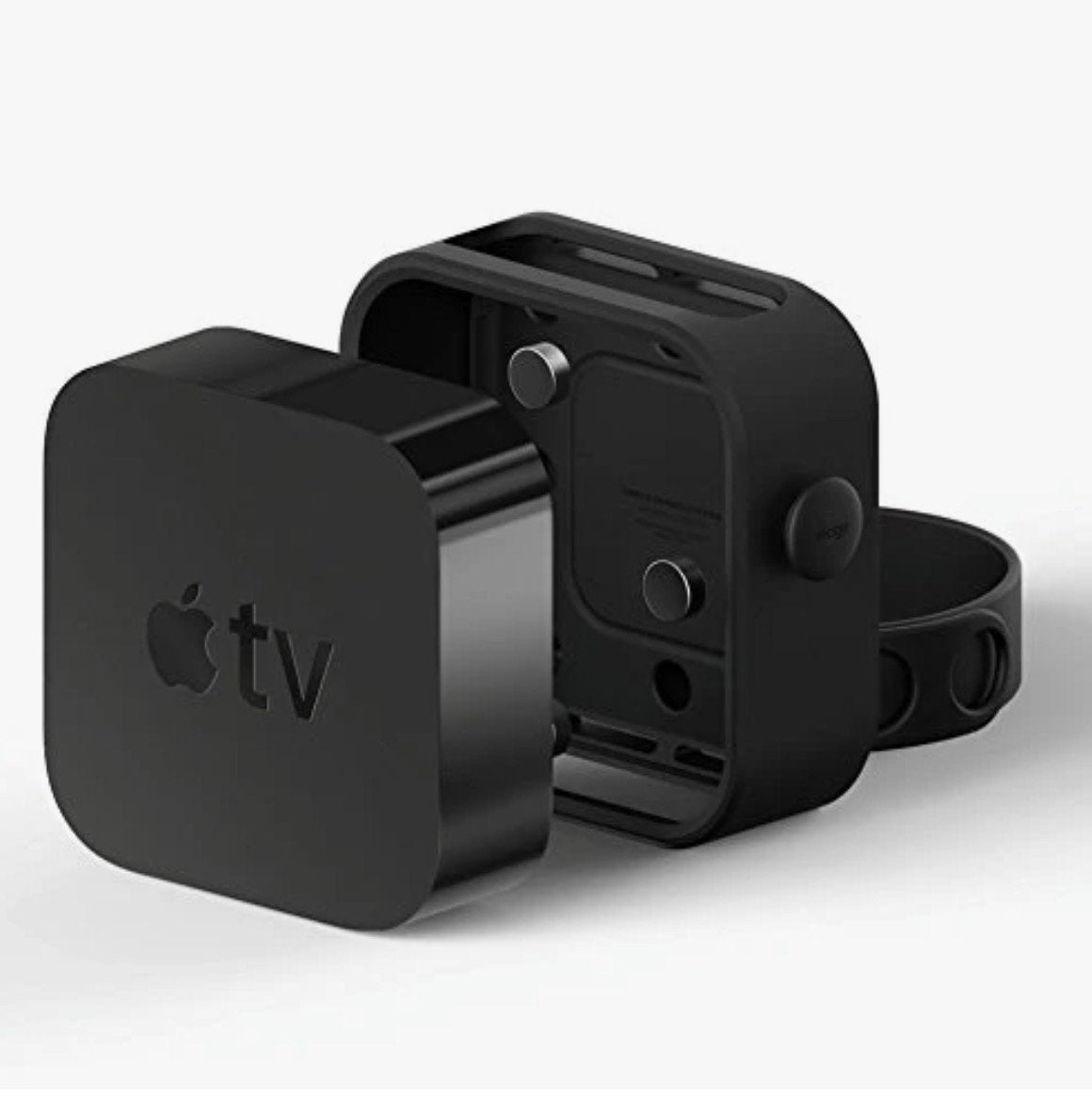 elago Apple TV Houder Zwart - Wandmontage & Ventilatie, Ophalen of Verzenden, Gebruikt