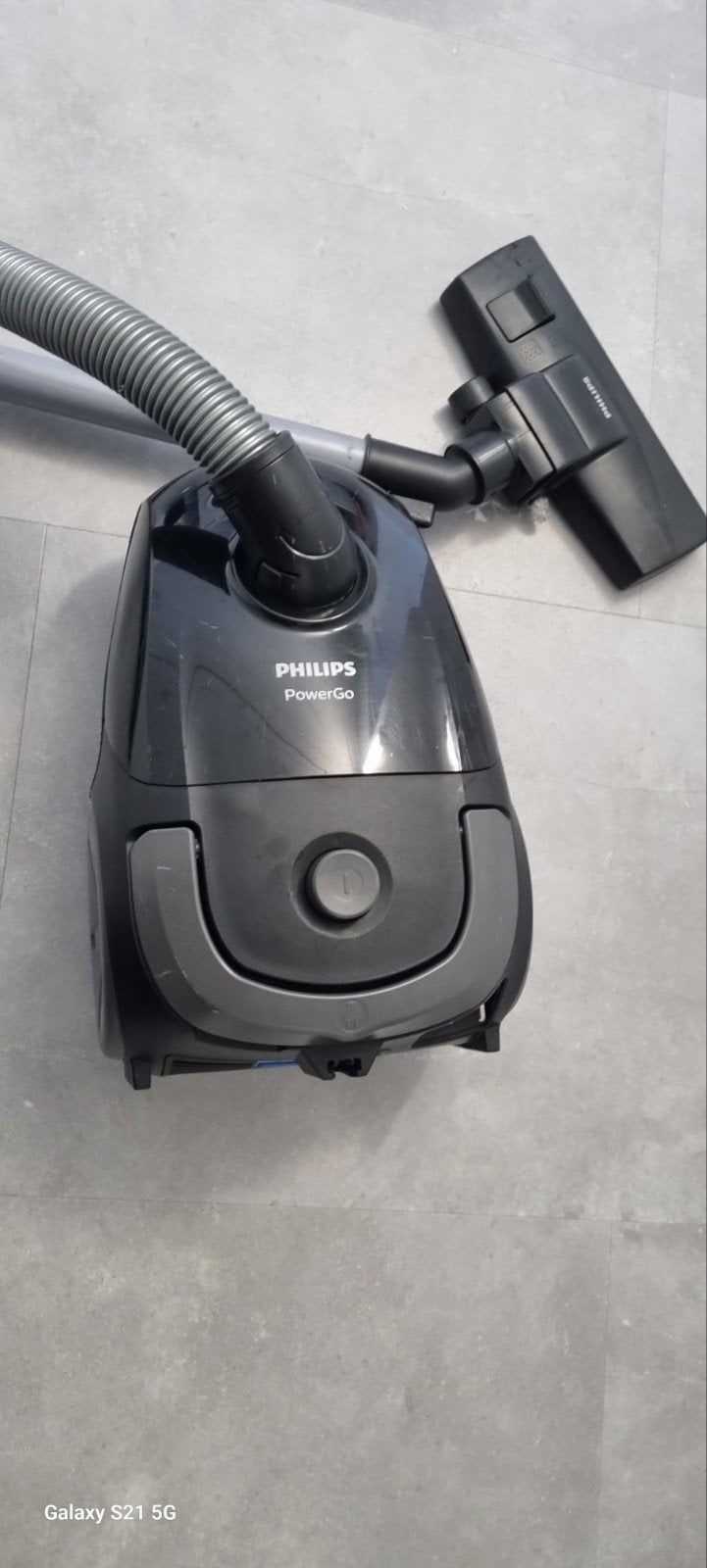 Philips PowerGo stofzuiger - 1 jaar gebruikt, Stofzak, Inclusief accessoires, Gebruikt, Philips