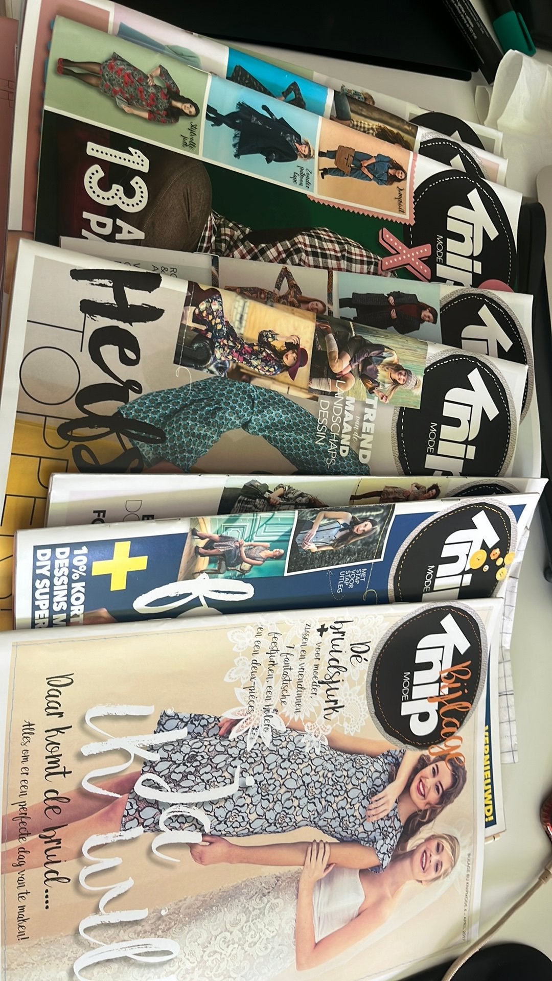 14x Knip mode 2017-2019, Ophalen of Verzenden, Gelezen