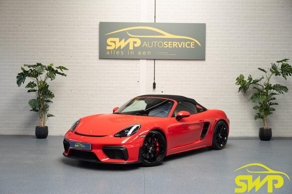 Porsche 718 Spyder 4.0 | Porsche Approved 3-27 | Bose | Spor, Auto's, Porsche, Achterwielaandrijving, Cabriolet, Leder en Stof