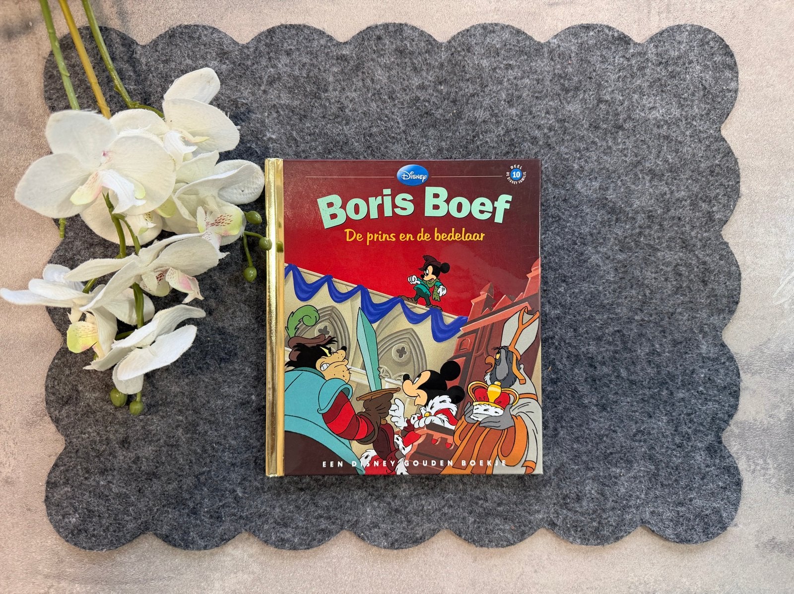 Gouden Boekjedeel 10: Boris Boef ‘De prins en de bedelaar’, Ophalen of Verzenden, Overige figuren, Zo goed als nieuw, Overige typen