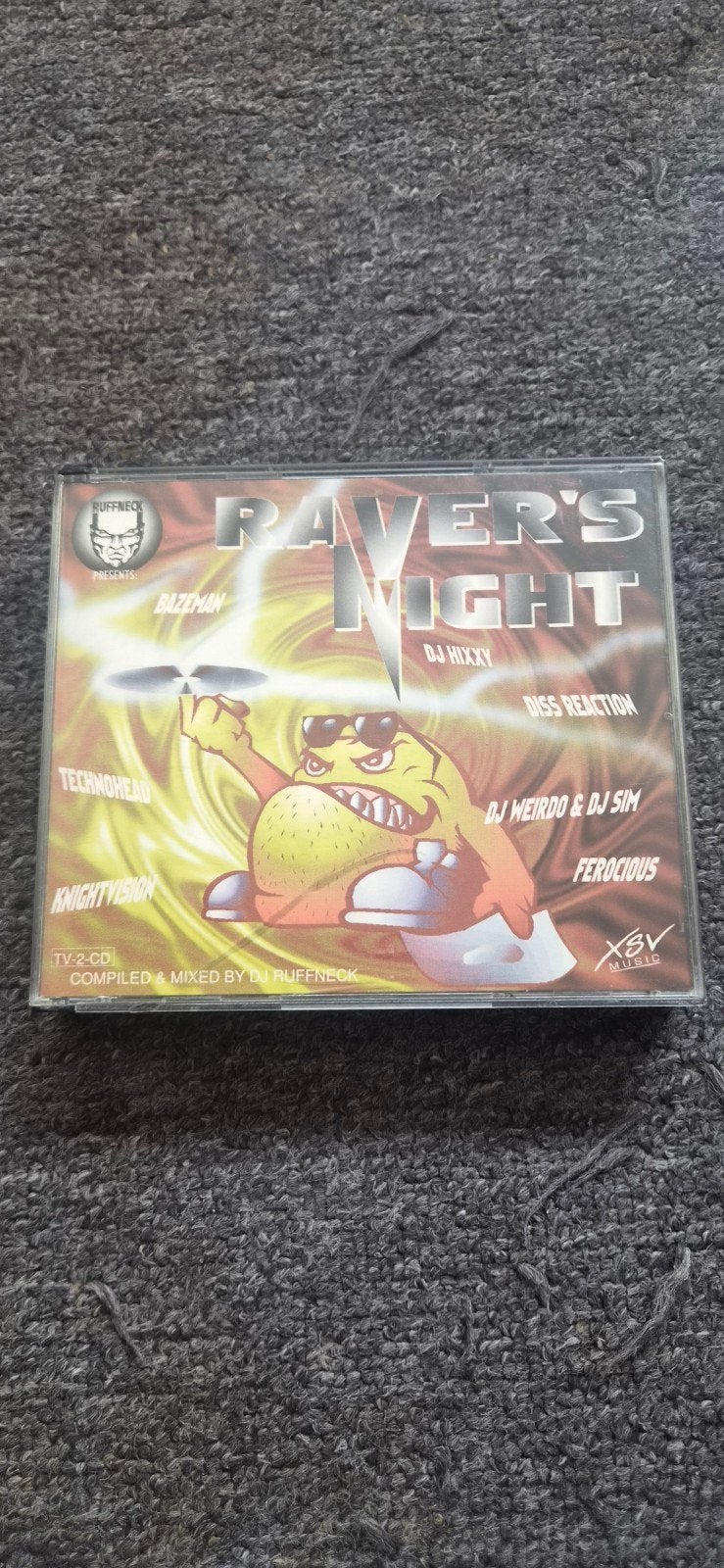 Raver's Night TV 2-CD - Hardcore/Techno compilatie, Cd's en Dvd's, Gebruikt, Hardcore, Ophalen of Verzenden, Verzamelalbum