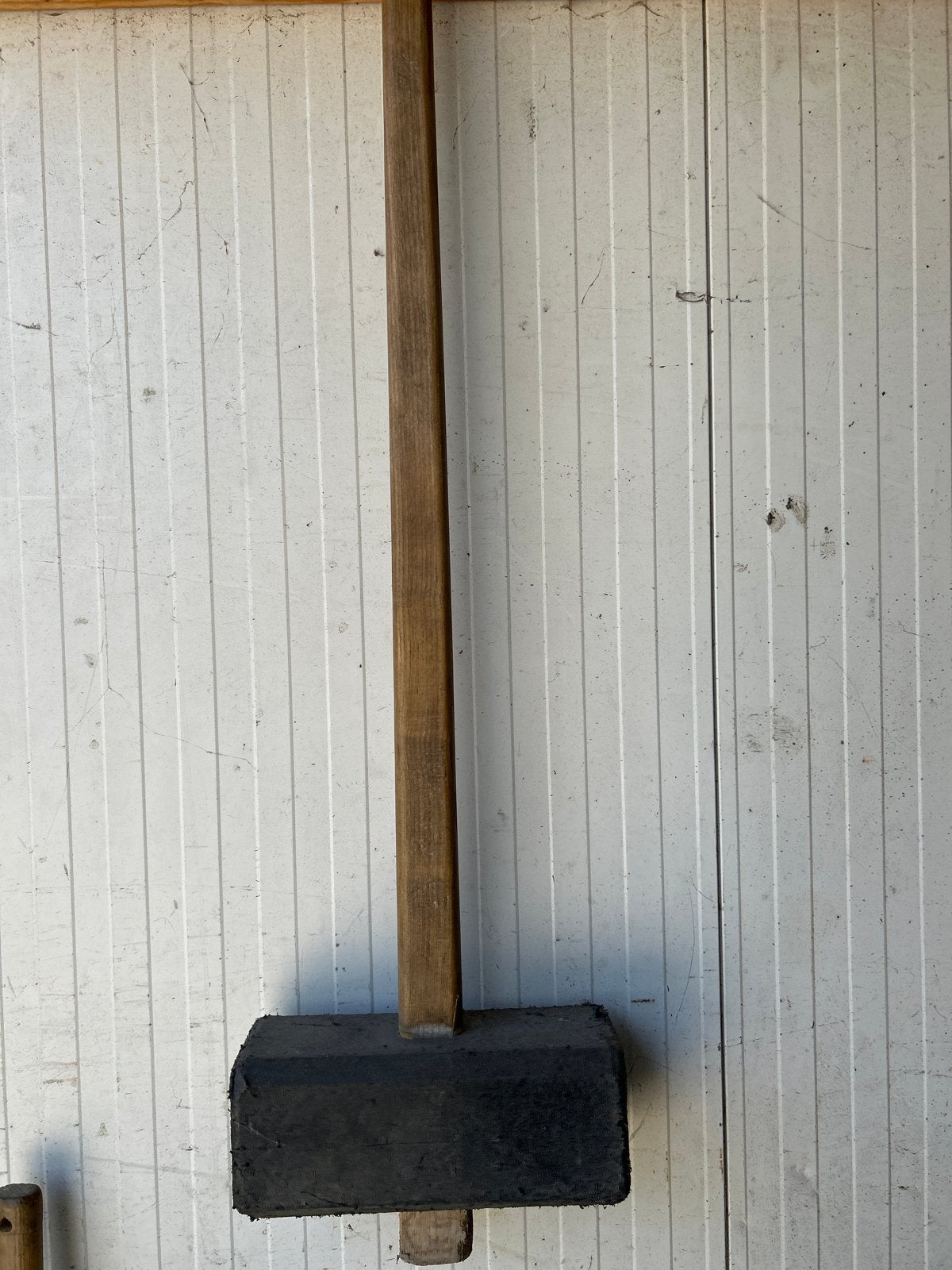 Grote voorhamer met houten steel, Ophalen of Verzenden, Gebruikt, Hamer