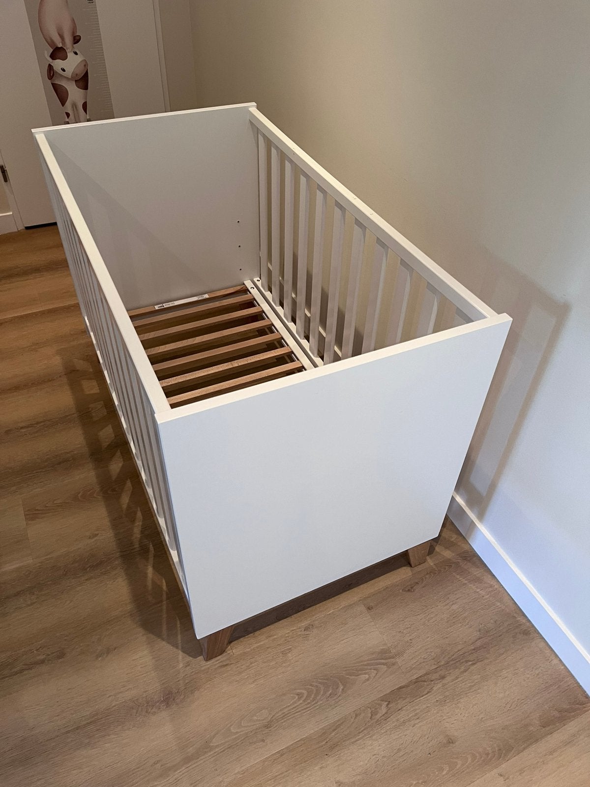Prenatal Ledikant Stanley (met NIEUWE zijkanten) 60x120 cm, Kinderen en Baby's, Ophalen, Zo goed als nieuw, Ledikant