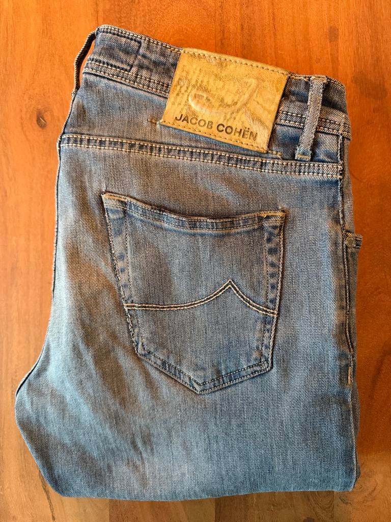Jacob Cohen J622 - W32 - mooie staat, Kleding | Heren, Spijkerbroeken en Jeans, Ophalen of Verzenden, Zo goed als nieuw, Blauw