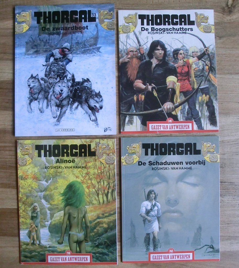 Nog 2 stripboeken uit de reeks van Thorgal, Meerdere stripboeken, Ophalen of Verzenden, Gelezen