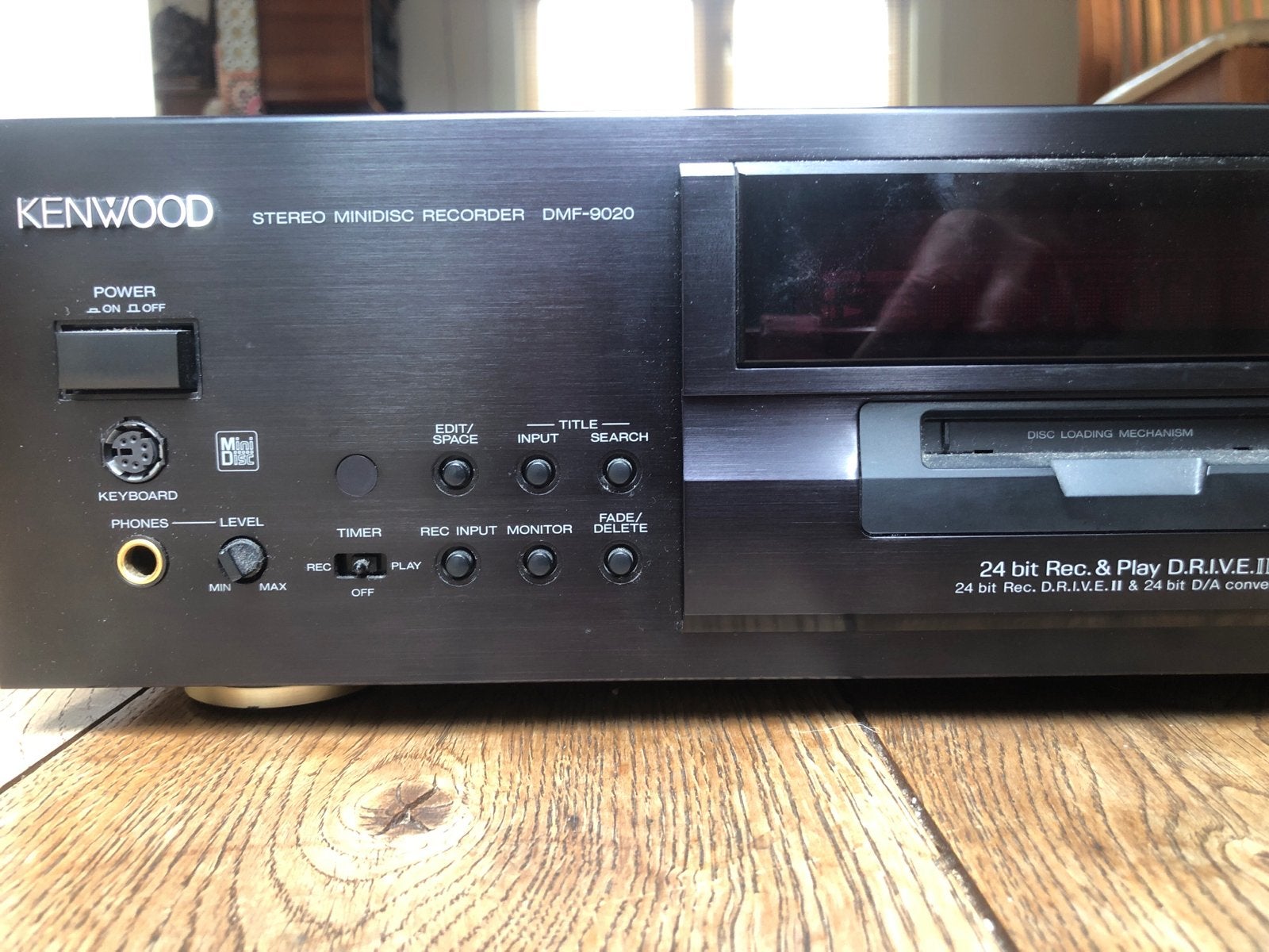 Kenwood DMF-9020 Stereo Minidisc Recorder, Ophalen, Minidisc-recorder