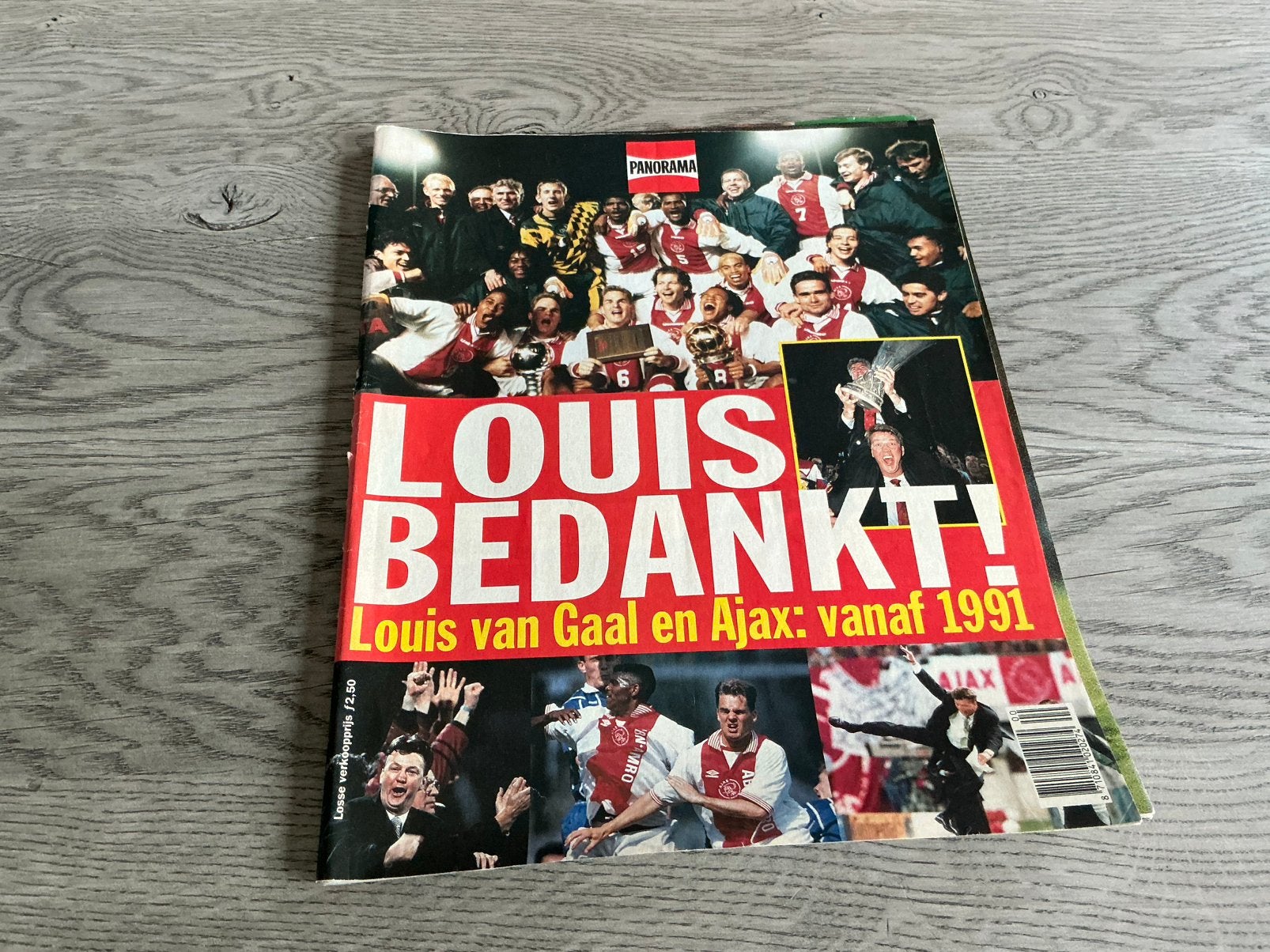 Louis bedankt, Van Gaal en Ajax vanaf 1991, Verzamelen, Ophalen of Verzenden, Gebruikt, Ajax, Boek of Tijdschrift