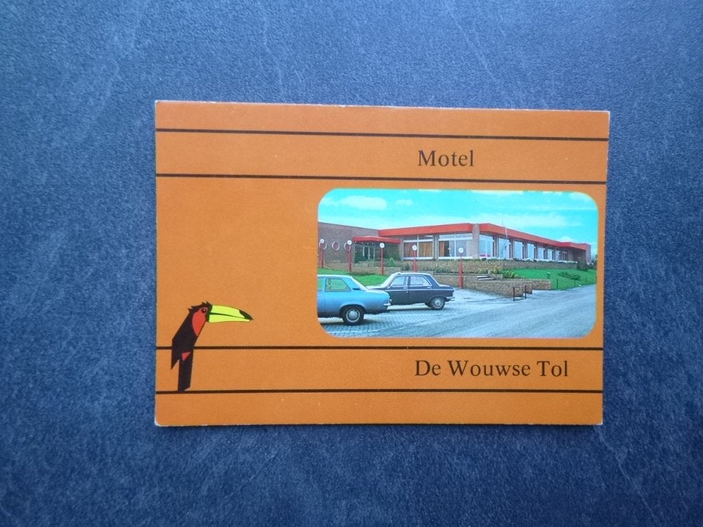 Bergen op Zoom, motel de Wouwse Tol/auto, Verzenden, 1980 tot heden, Ongelopen, Noord-Brabant