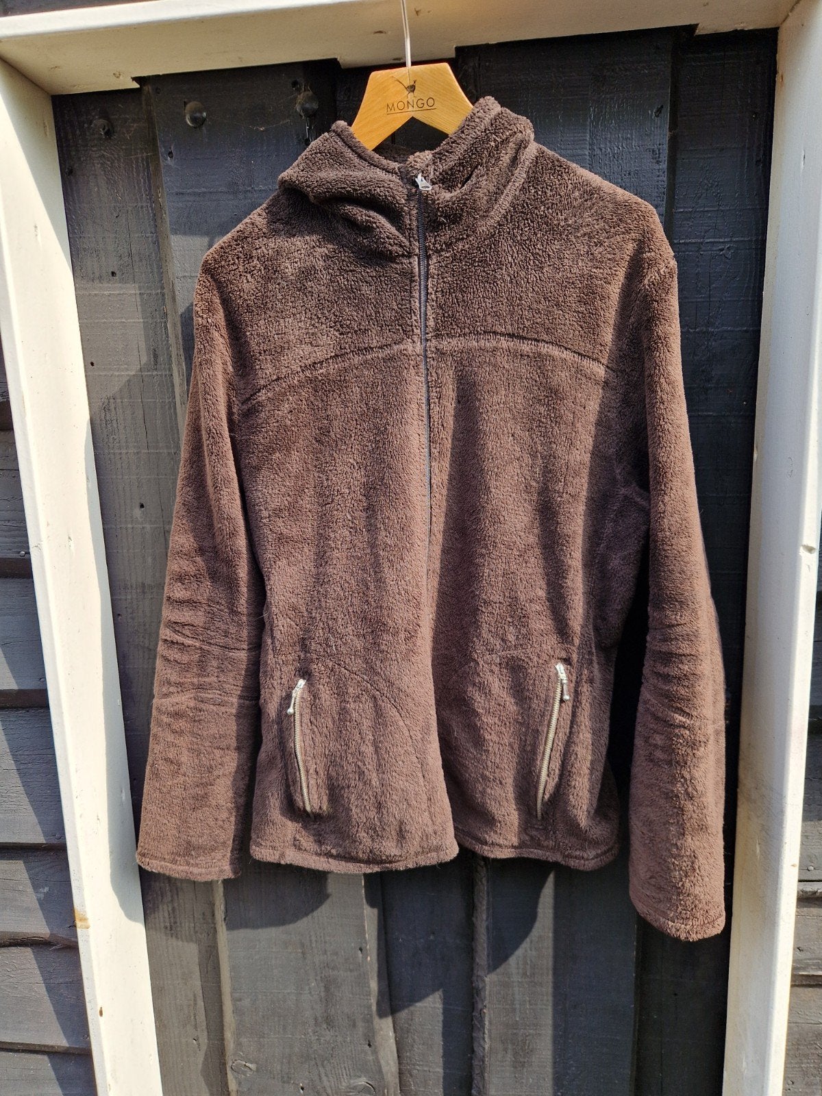 BRUIN FLEECE VEST MAAT 46, Ophalen of Verzenden, Maat 46/48 (XL) of groter, Bruin