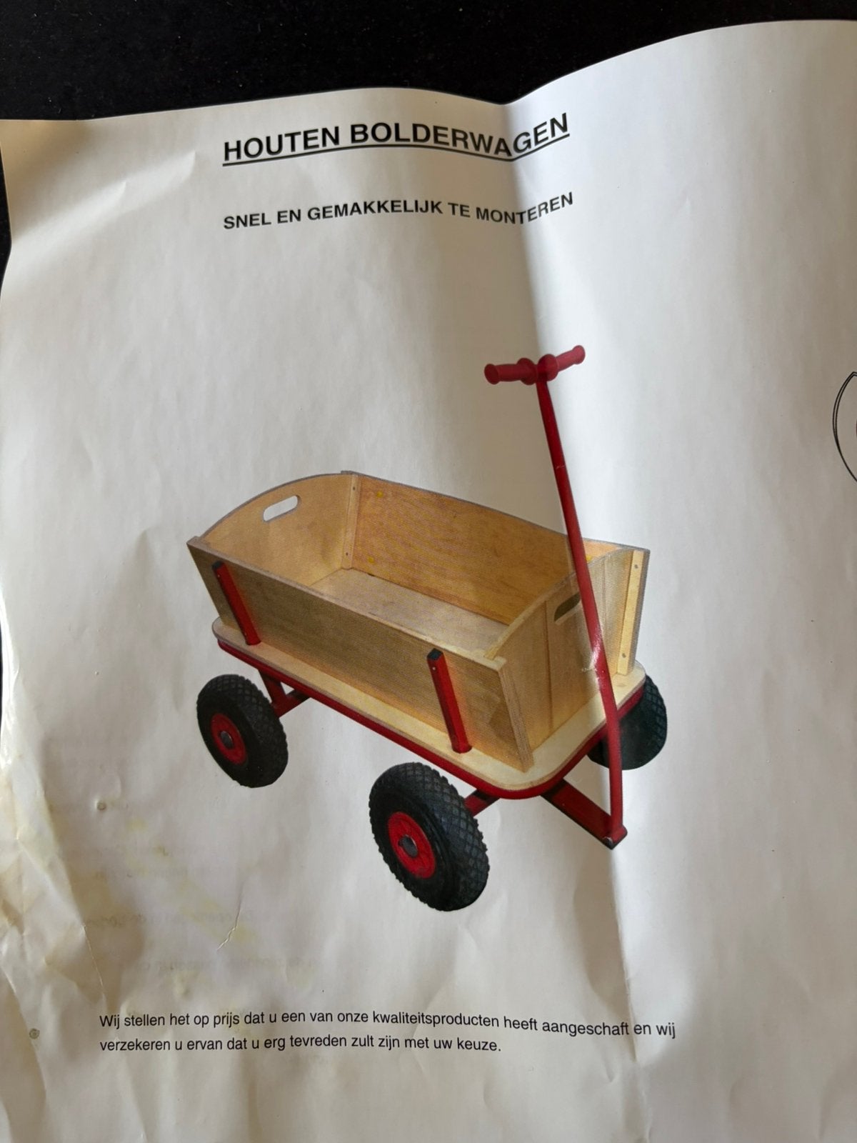 Uniek: nieuwe bolderkar, nog nooit gemonteerd, Caravans en Kamperen, Bolderkarren, Ophalen, Nieuw