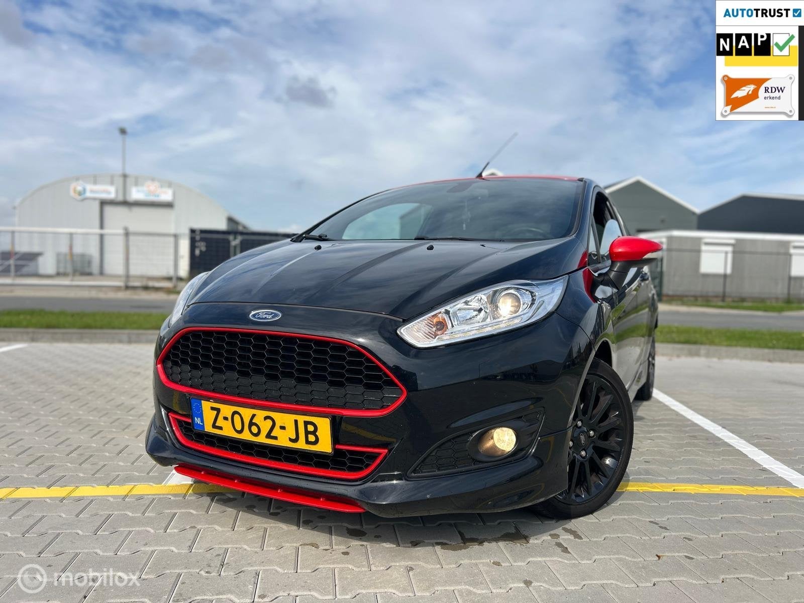 Ford Fiesta 1.0 EcoBoost ST Line|APK|AIRCO|STOELVERW|, Auto's, Ford, 125 pk, Euro 6, Bedrijf, Handgeschakeld