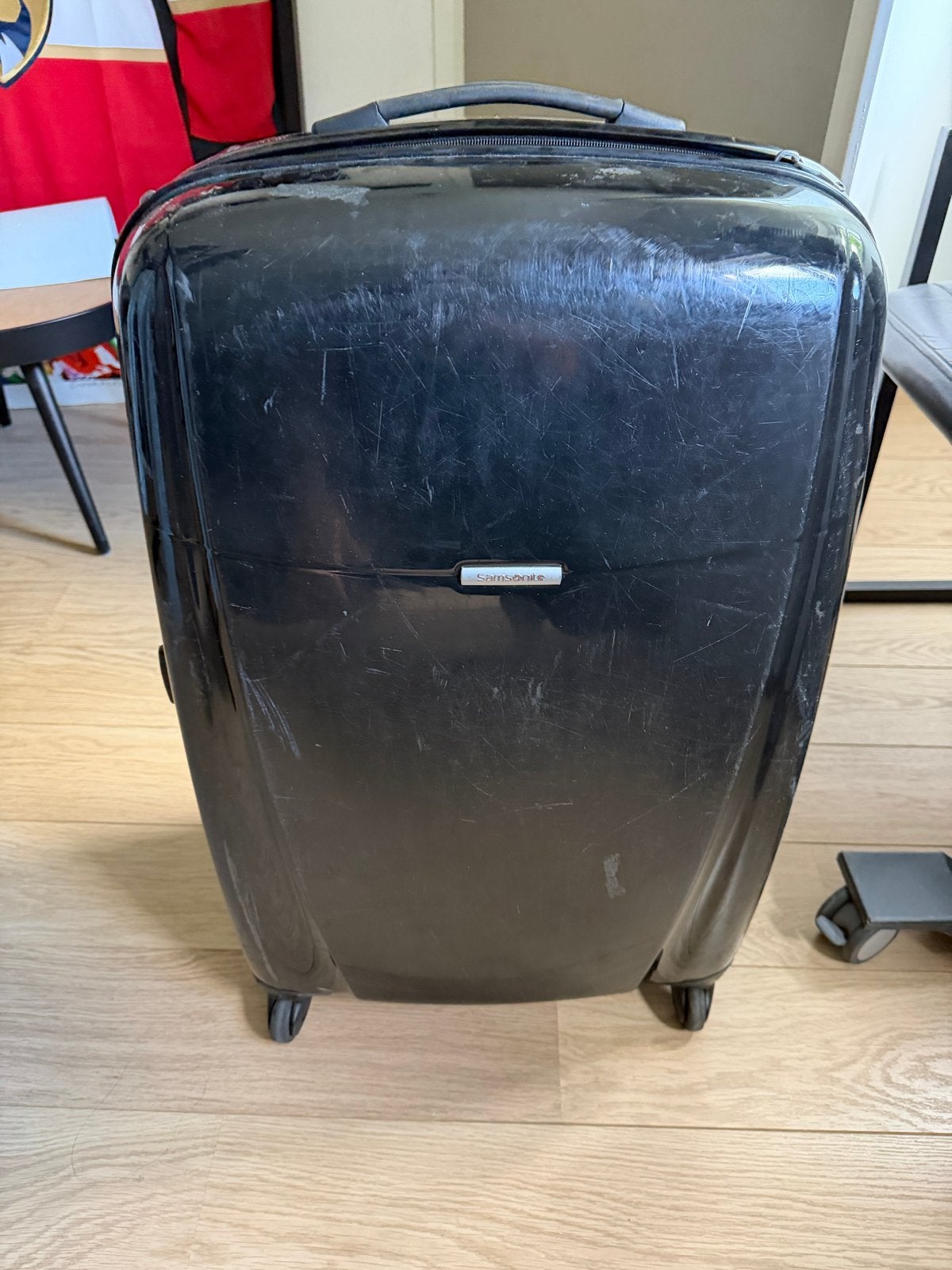 Samsonite Koffer 75cm Zwart met TSA slot, Gebruikt, Hard kunststof, 45 tot 55 cm, 70 cm of meer